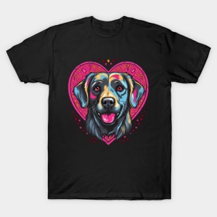 Labrador Retriever Valentine Day T-Shirt